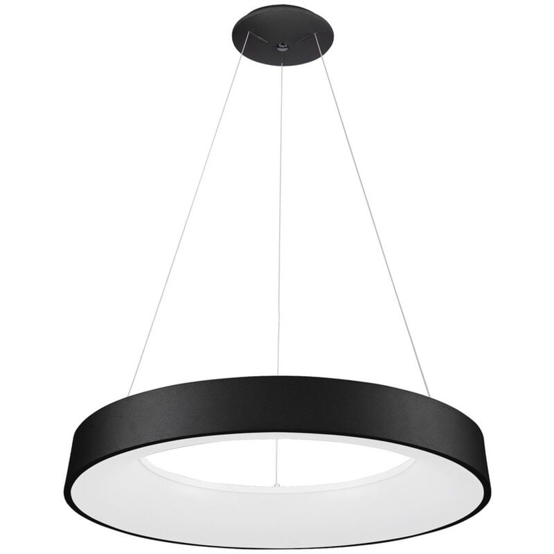 Italux - Giulia - Suspension led Moderne Noir, Blanc Chaud 3000K 4400lm