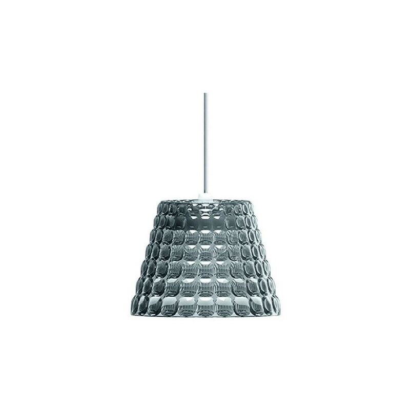Webmarketpoint - Lampe à suspension tiffany en plexiglas gris diamètre 13x h10 cm