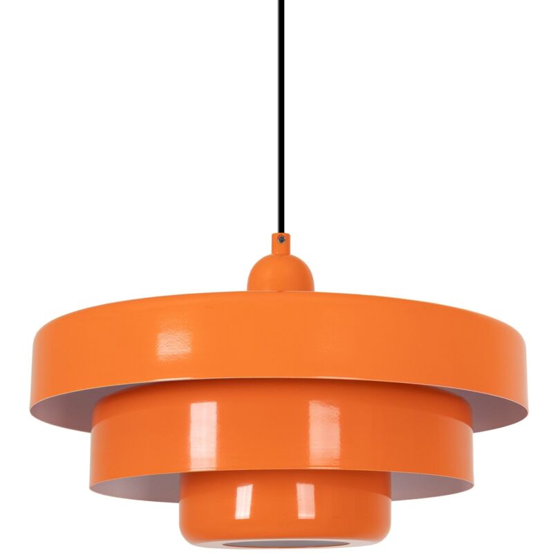 Lampe suspendue design "MACARRON" - E27 - Orange Lampe suspendue design "MACARRON" - E27 - Orange