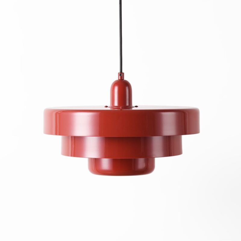 Barcelona Led - Lampe suspendue design 'macarron' - E27 - Rouge Barcelona Led - Lampe suspendue design 'macarron' - E27 - Rouge