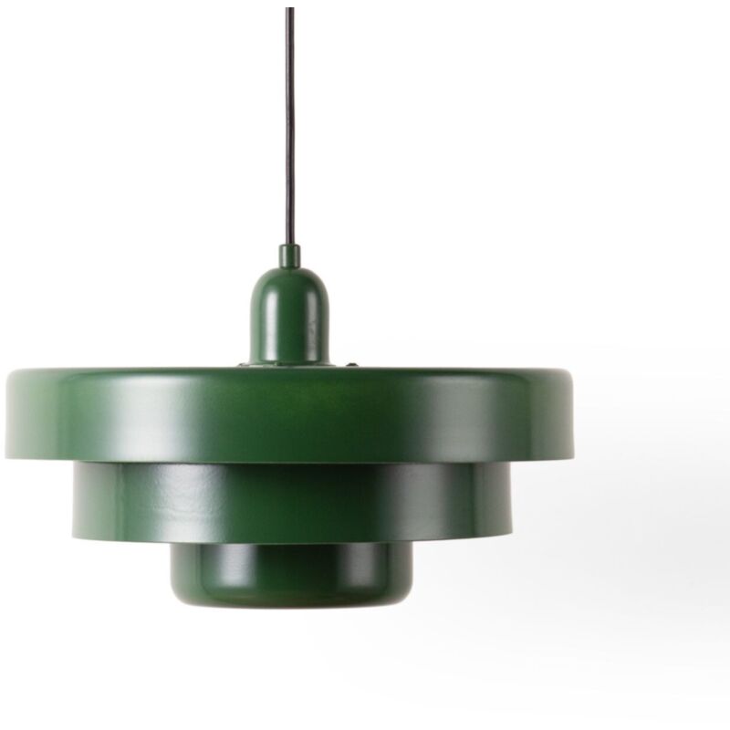 Barcelona Led - Lampe suspendue design 'macarron' - E27 - Vert Barcelona Led - Lampe suspendue design 'macarron' - E27 - Vert