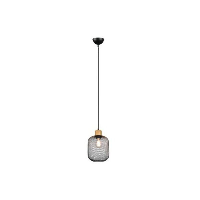 Trio - Suspension Led métal et bois culot E27 Calimero