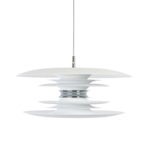 Suspension DIABLO en Métal et Blanc mat Diamètre 50 Cm