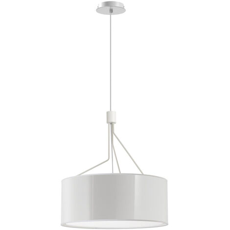 Suspensión DIAGONAL E27 3x13W Blanco Blanco sintético