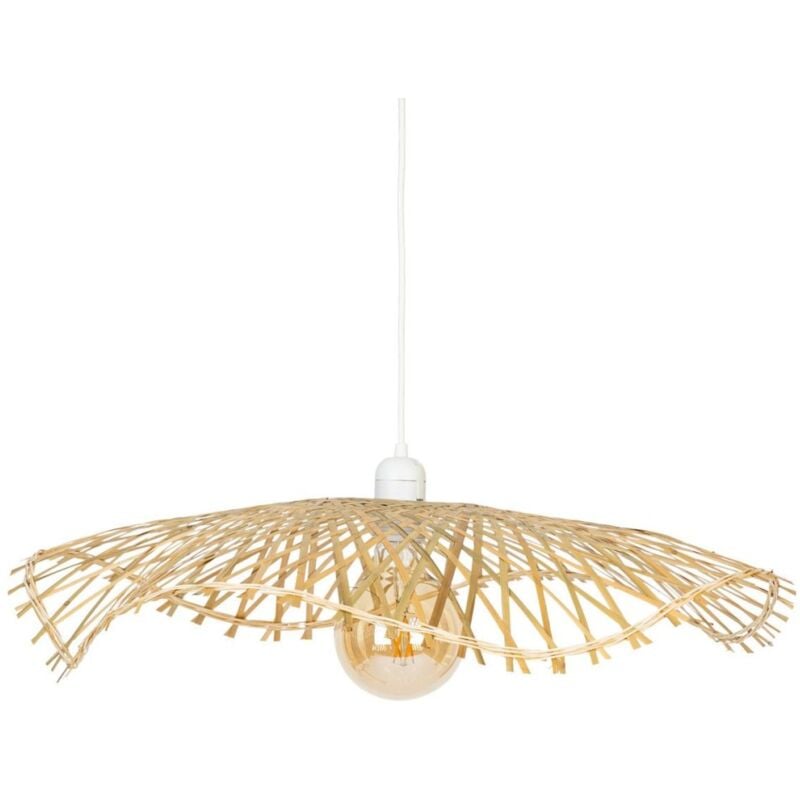 Suspension diam 58cm en bambou naturel