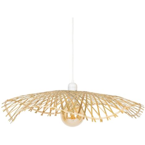 Suspension diam 58cm en bambou naturel
