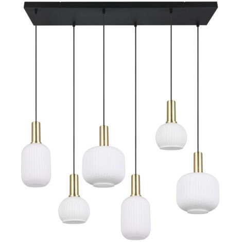 SUSPENSION, DIVA, EXCL.6XE27, HAUTEUR: 150CM,LONGUEUR: 85CM,LARGEUR: 20CM, TRIO 319800608