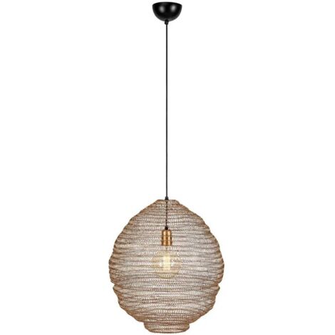Suspension doree e27 40w max effet ruche metal - markslojd - tazza 88866137 88866137 88866137 88866137