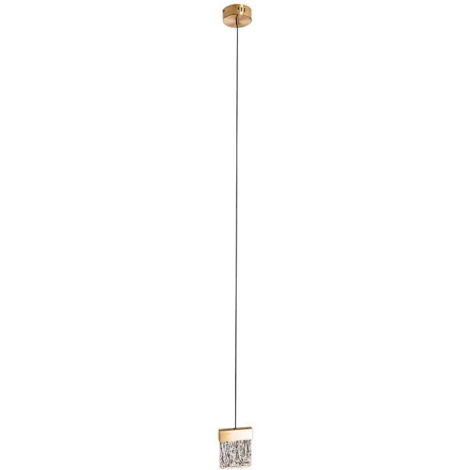 Suspension dorée Vetro cristal LED 4,5W P0573D Maxlight
