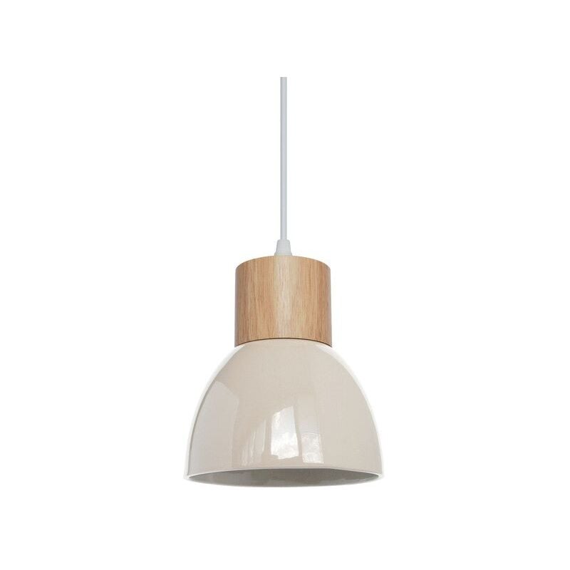 Seynave - Suspension, E14 Design Wilma Céramique Écru 1 x 40 w