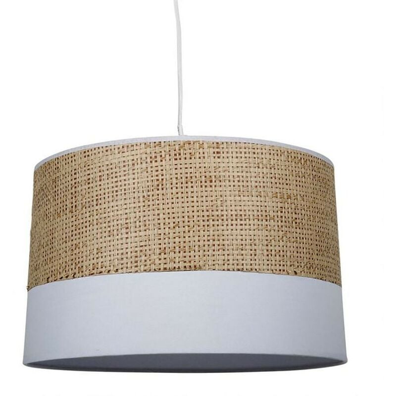 Suspension effet naturel blanc D35