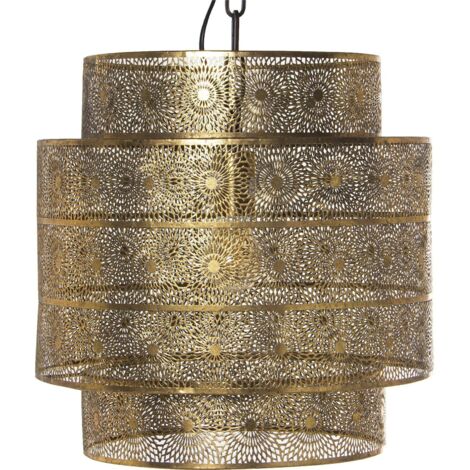 Suspension élégance dorée pour déco chic et lumineuse - Or doré élégant et contemporain