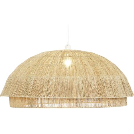 Suspension élégante en jute pour ambiance cosy - Marron clair tissé naturel