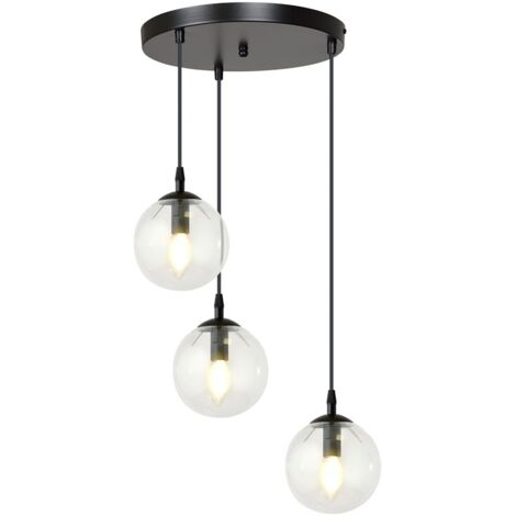 Suspension Emibig Cosmo 3 Premium 3xE14 noir transp.