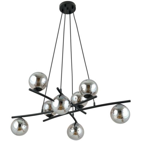 Suspension Emibig ESSA Ø100 graphite noir 8xE14 métal
