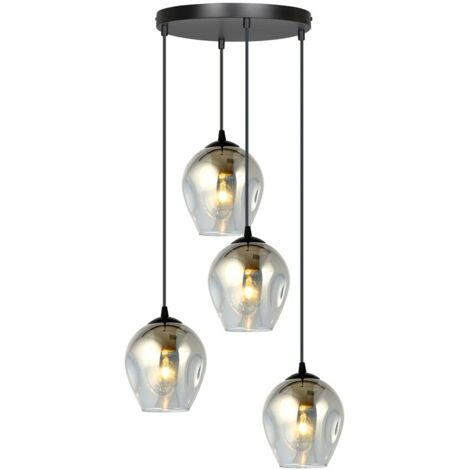 Suspension Emibig Istar Premium 4xE27 noir graphite