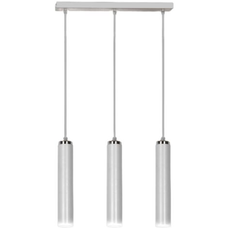 Suspension Emibig LUNA 3 blanc/chrome 3xGU10 réglable
