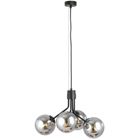 Suspension Emibig Nova 4 noir/graphite 4xE14 variable