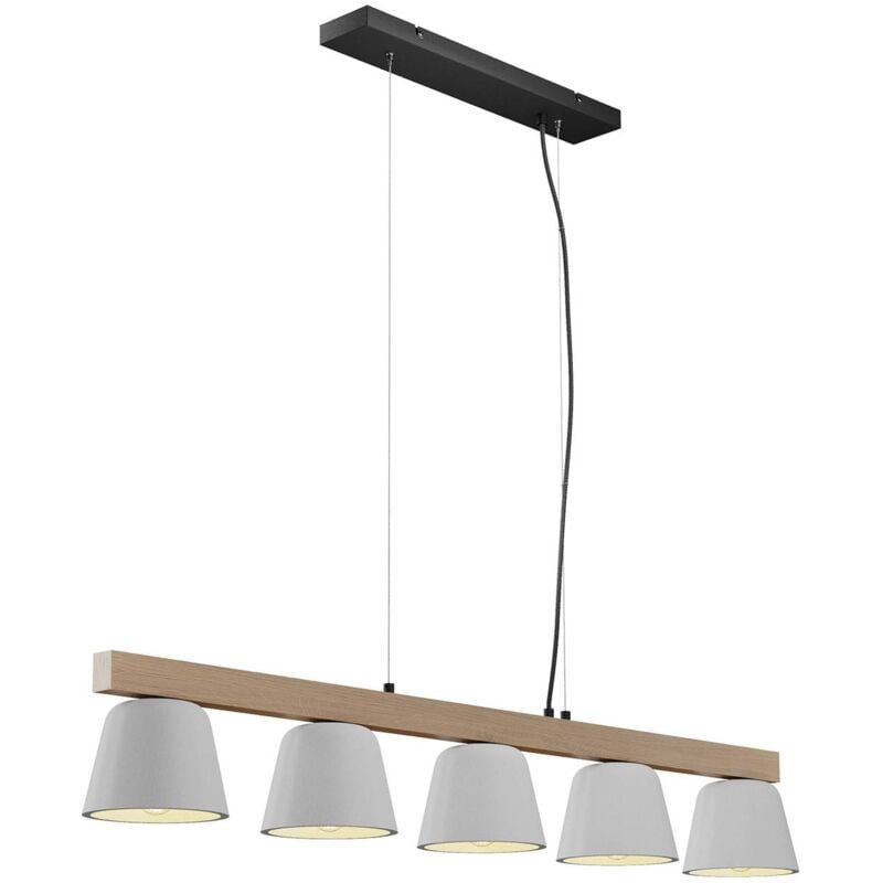 Lucande - Suspension en béton à intensité variable 'Kalinda' pour salon & salle à manger