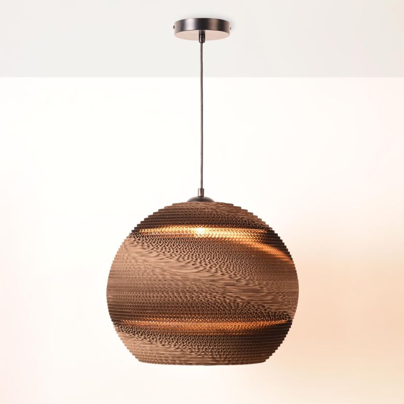 Barcelona Led - Suspension en carton ondulé 'anida' - E27