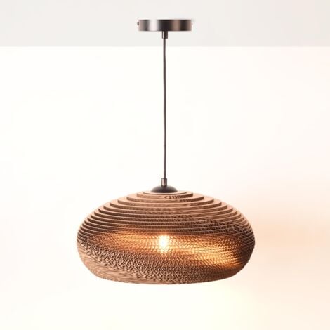 BARCELONA LED Suspension en carton ondulé "DANBORU" - E27