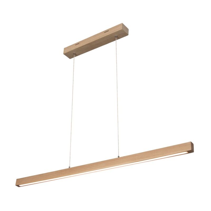 Suspension en Chêne Huilé Design Contemporain avec Variateur Tactile SMAL 1 LED Suspension en Chêne Huilé Design Contemporain avec Variateur Tactile SMAL 1 LED
