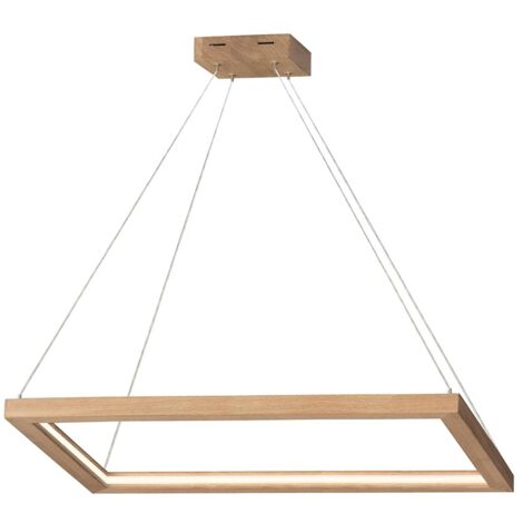 Suspension en Chêne Huilé Design Rectangle Contemporrain LEGNO