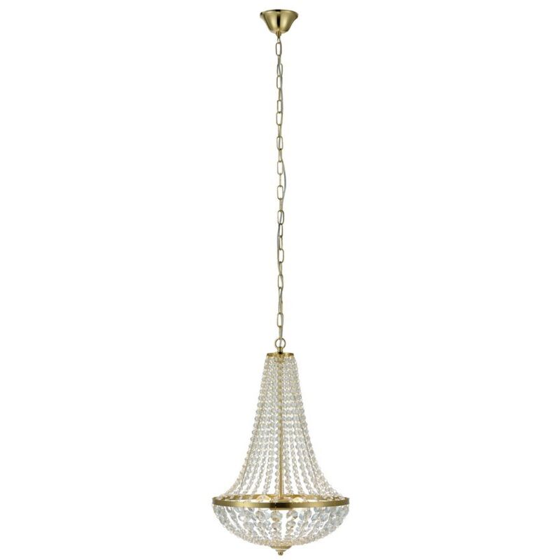 Markslojd - GRS106119 - Plafonnier en cristal à 2 ampoules en laiton, E14