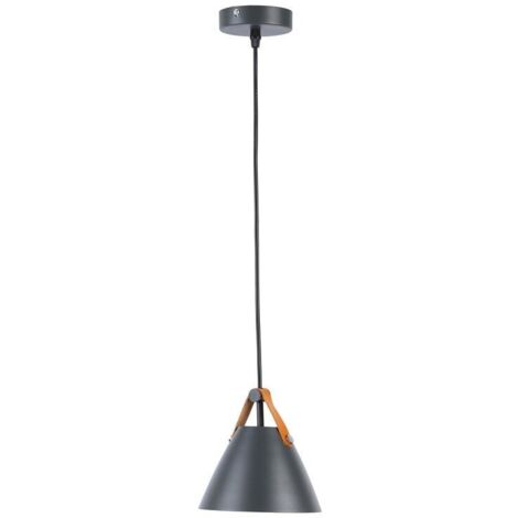 Suspension en cuir "Ellen - Gris