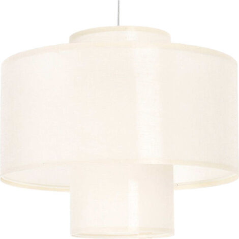 Suspension en jute et lin beige design naturel pour chambre enfant - Beige naturel jute et lin
