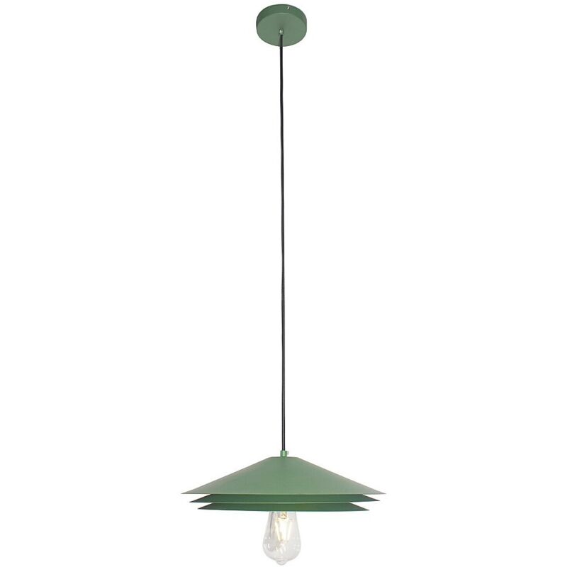 Vente-unique - Suspension en métal - d. 35 x h. 161 cm - Vert - kiruna Vente-unique - Suspension en métal - d. 35 x h. 161 cm - Vert - kiruna