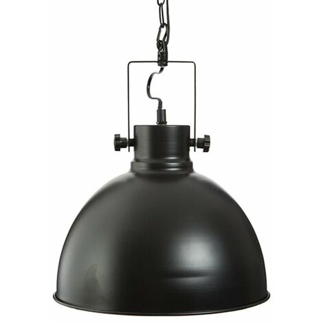 Suspension Métal Fil Noir H. 25 cm