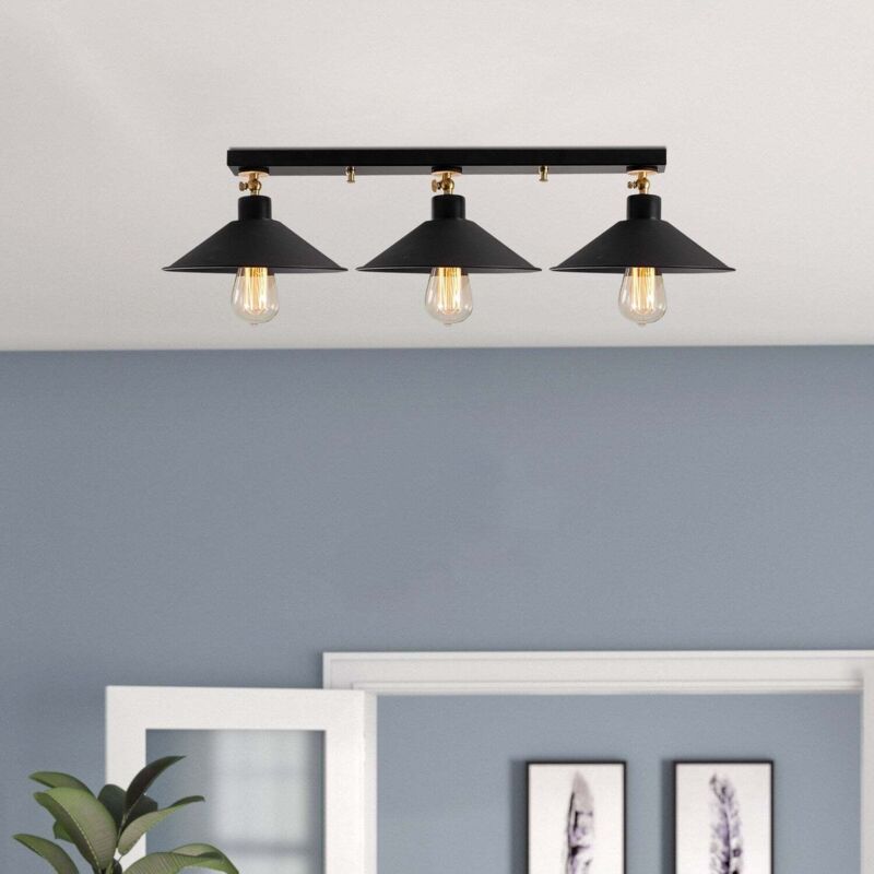 Vente-unique - Suspension en métal 3 abat-jour Berceste Vente-unique - Suspension en métal 3 abat-jour Berceste