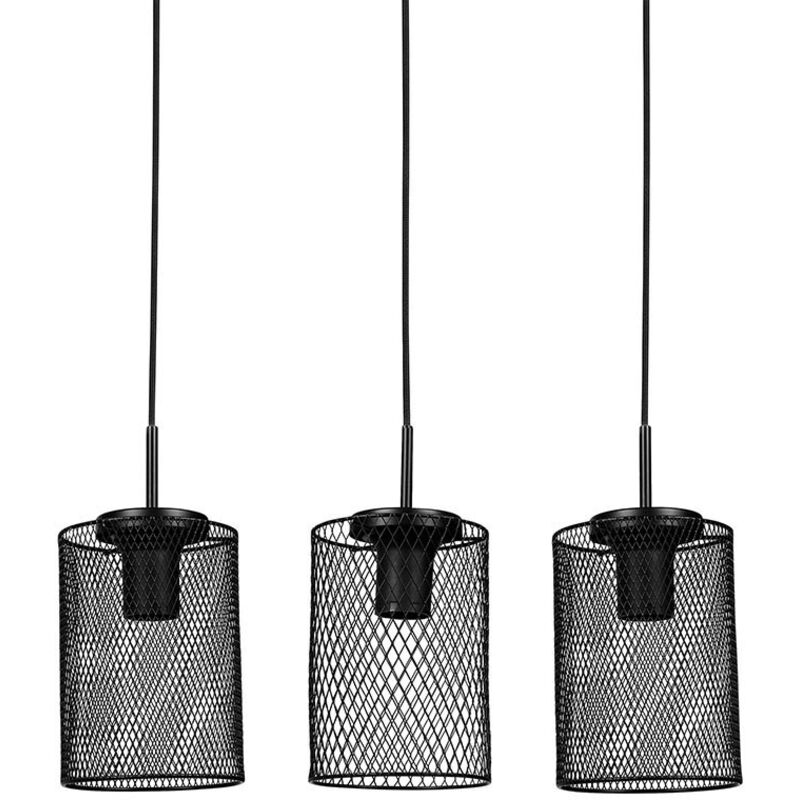 Ostaria - Suspension rampe grillage Ubi noir Ostaria - Suspension rampe grillage Ubi noir