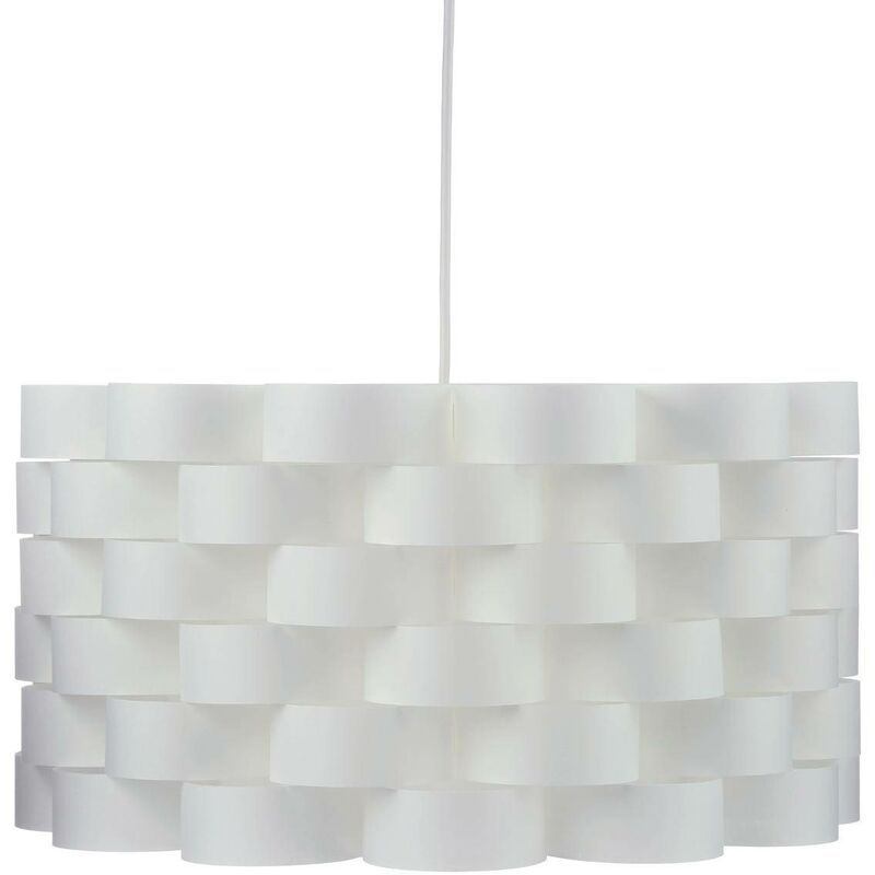 Atmosphera - Suspension métal Moki blanc D42cm créateur d'intérieur