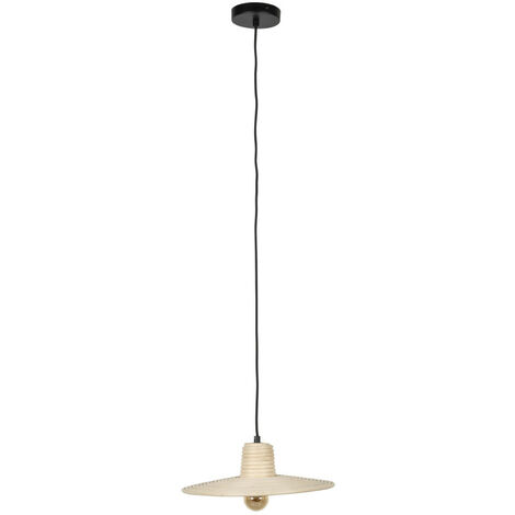 Suspension en rotin ø35cm - Naturel - BALANCE