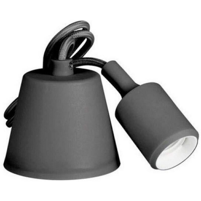Suspension En Silicone E27 60w Couleur Noire EDM