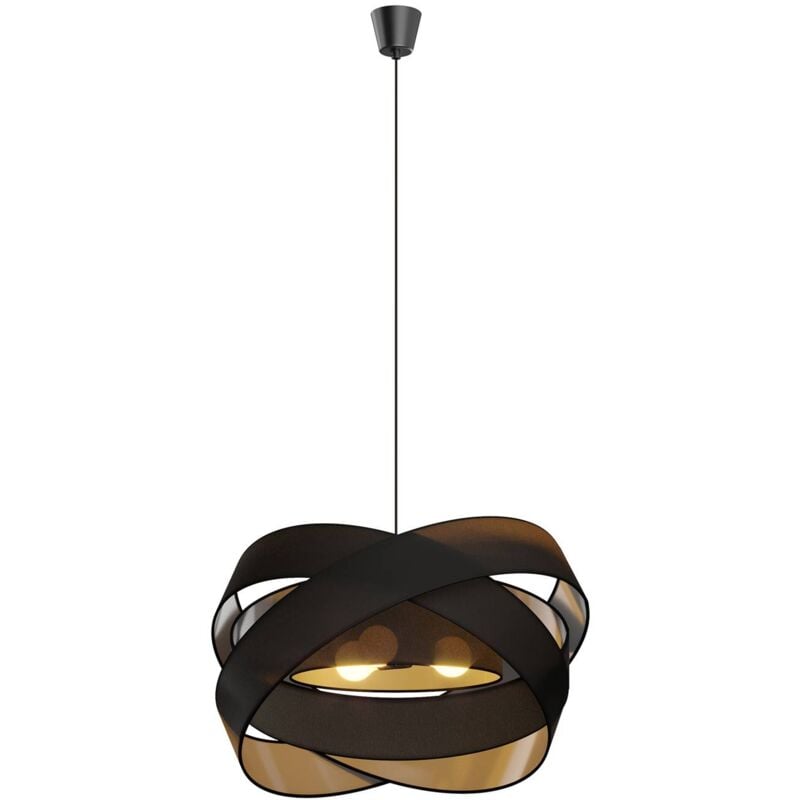 Lindby - Suspension en Tissu à intensité variable 'Simaria' en textile pour salon & salle à manger