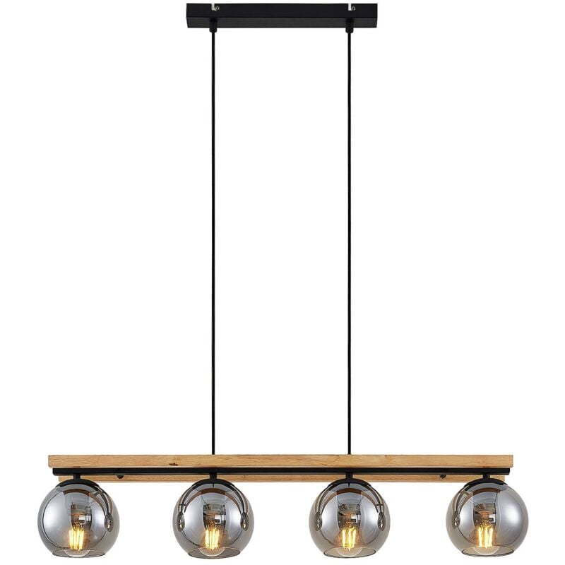 Suspension en verre à intensité variable 'Enrique' en verre pour salon & salle à manger