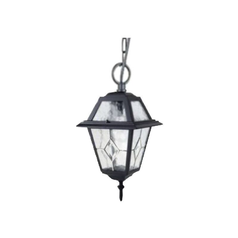 Suspension Extérieure 100W max E27 Fonte Noir