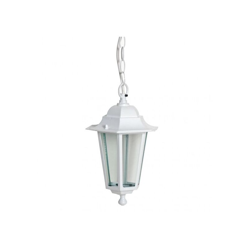 Suspension Extérieure 60W max E27 Fonte Blanche Loan