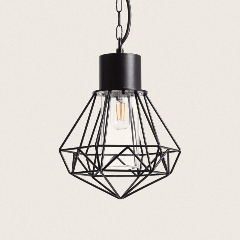 Suspension Extérieure Acier Inoxydable Niamey Noir