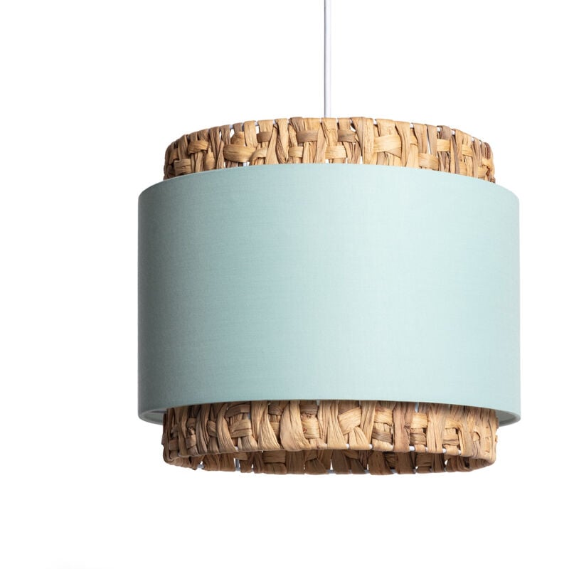 Ledkia - Suspension Fibres Naturelles Orleans Vert Céladon