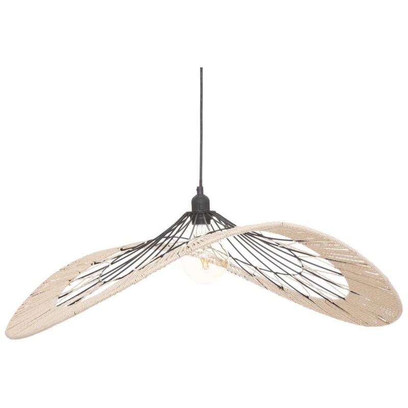 Atmosphera - Suspension filaire Cosy métal beige D75cm créateur d'intérieur