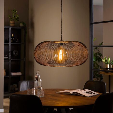 Suspension filaire ronde en métal 1 lampe TORSY