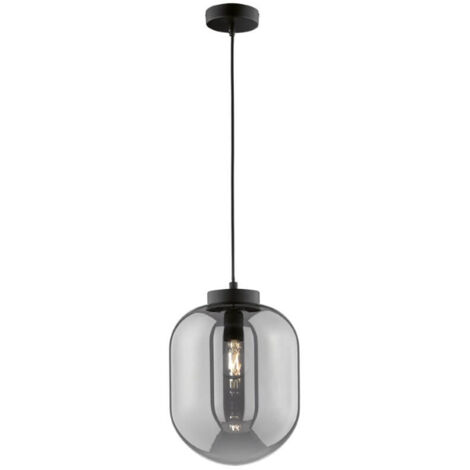 Suspension Fischer & Honsel Regi Verre Fumé E27