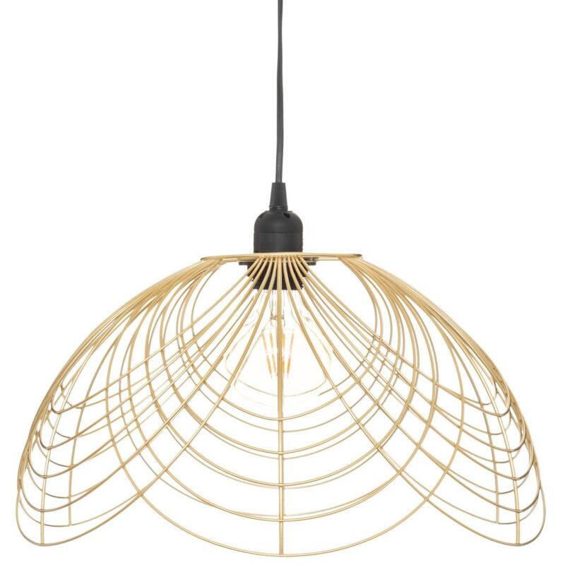 Atmosphera - Suspension Carrie métal doré D38cm créateur d'intérieur