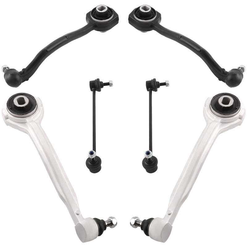 Maxpeedingrods - Suspension Front Upper & Lower Wishbone Arms Links Set For Mercedes-Benz C-Class