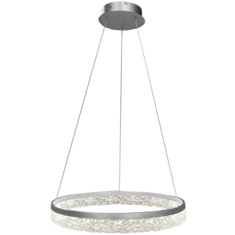 SUSPENSION GALA LED INOX MILAGRO ML2242