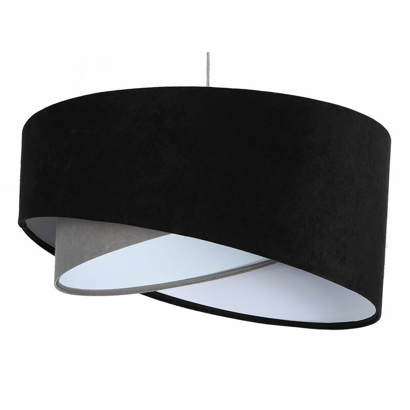 Suspension galaxy asymetric - Noir, gris souris, blanc - Noir, gris souris, blanc